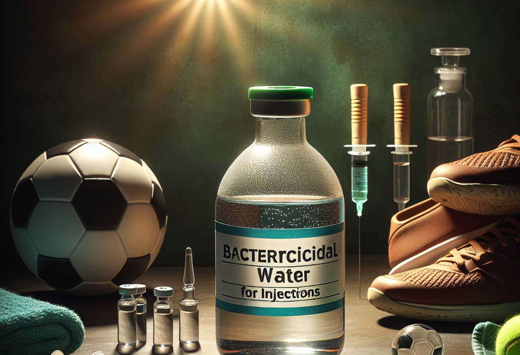Acqua battericida per iniezioni: il segreto per una migliore idratazione durante lo sport